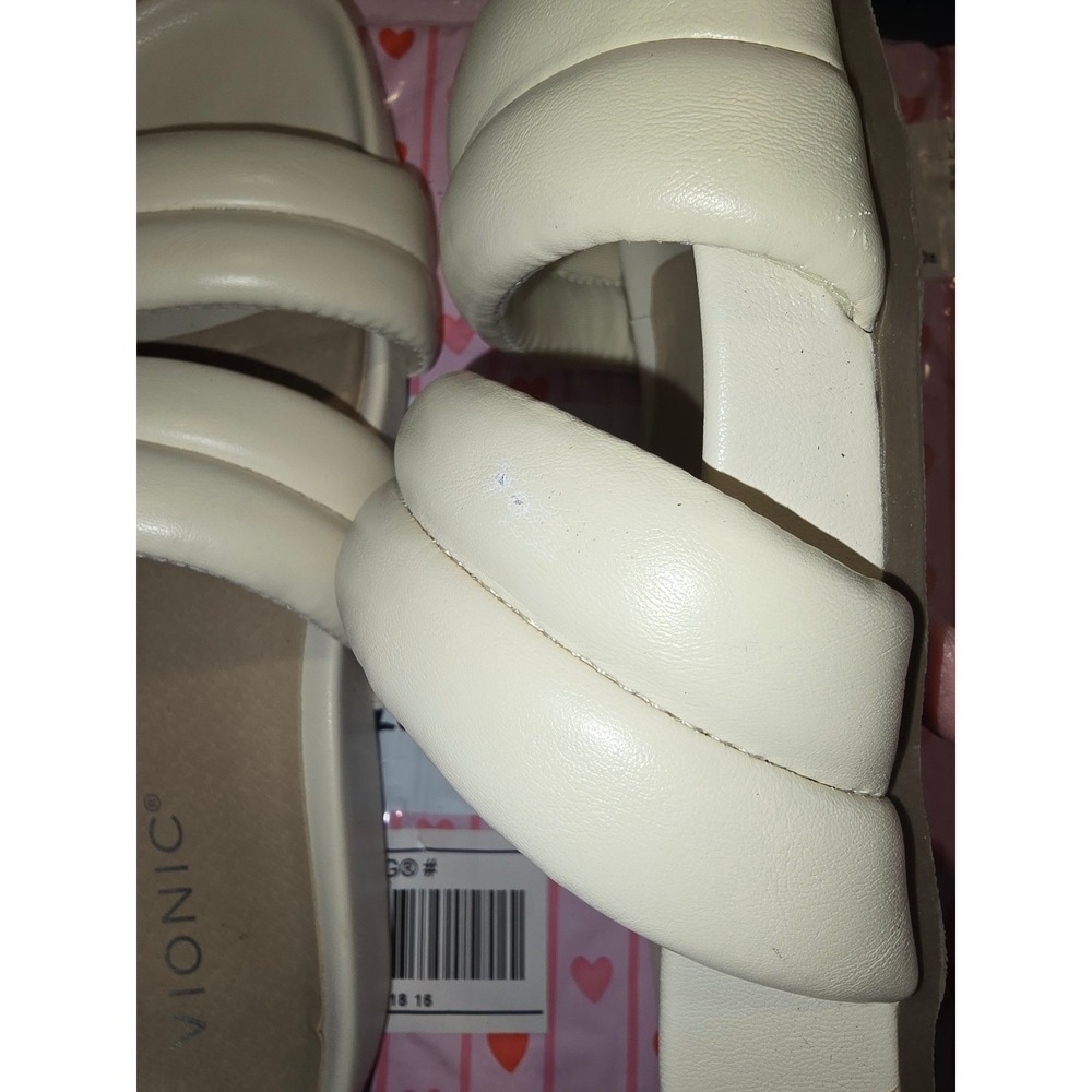 Vionic Maya Sandal Cream Sz 8 Womens Orthodic Sandal Style And Comfort View 2